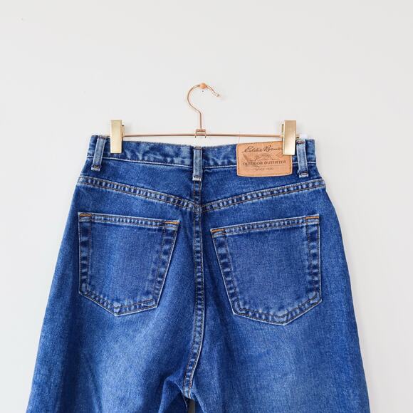 Eddie Bauer Straight Leg High Waisted Jeans Size 4 - Picture 6 of 9